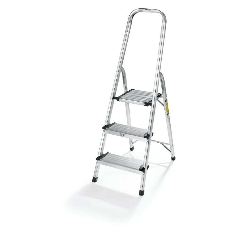 3-step Aluminum Folding Step Stool 52.5 In. H 225 Lb. Capacity Model Ldr-3500