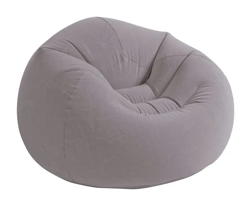 Gray Fabric Beanless Air Chair 68579ep - Comfortable Indoor Seating