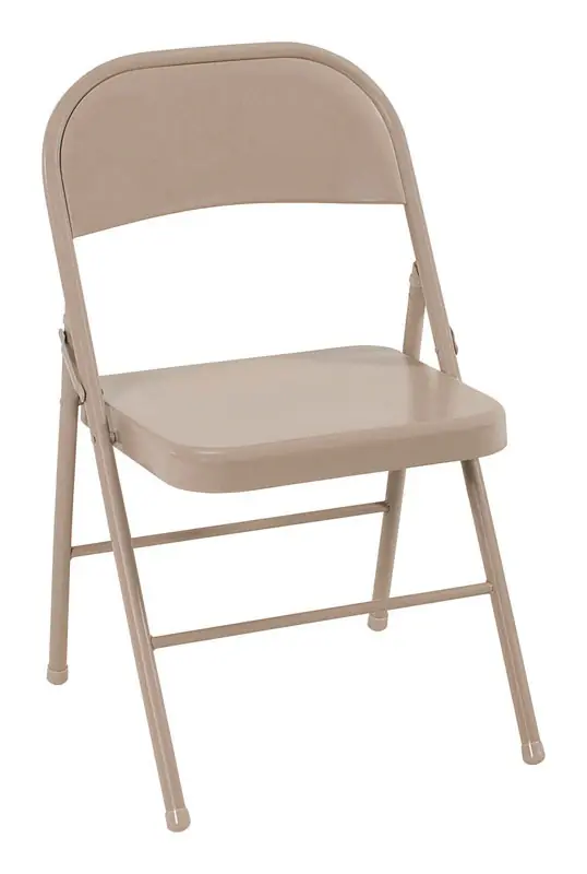 Cosco Antique Sand Metal Folding Chair 1 Pk