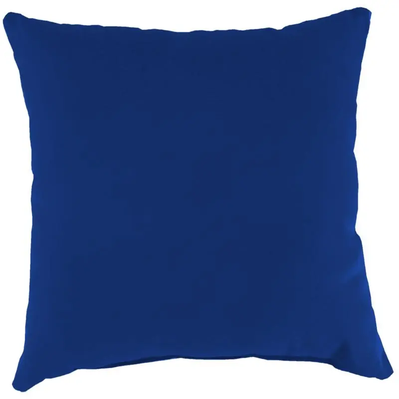 Jordan Manufacturing Blue Polyester Weather Resistant Throw Pillow 4 H X 18 W X 18 L
