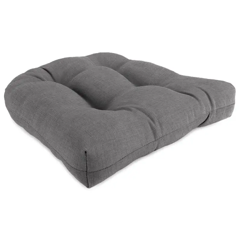 Jordan Manufacturing Gray Polyester Wicker Seat Cushion 4 H X 19 W X 19 L