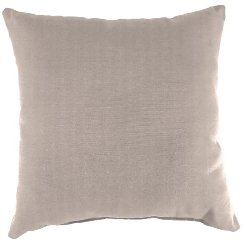 Jordan Manufacturing Beige Polyester Throw Pillow 4 In. H X 16 In. W X 16 In. L
