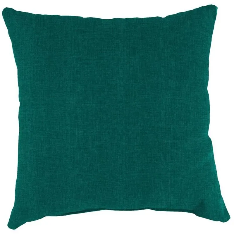 Jordan Manufacturing Teal Polyester Throw Pillow – Vibrant 4" x 16" Square Accent