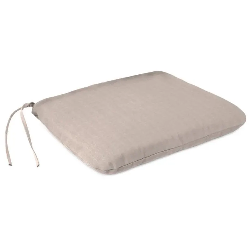 Jordan Manufacturing Beige Polyester Chair Cushion 3 In. H X 15 In. W X 18 In. L