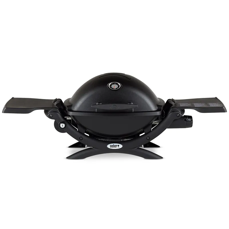 Q-1200 Portable Gas Grill, 8500 BTU, Black
