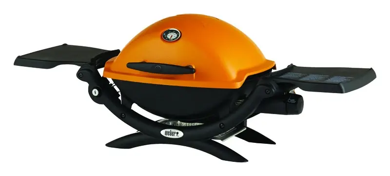 Q-1200 Portable Gas Grill, 8500 BTU, Orange
