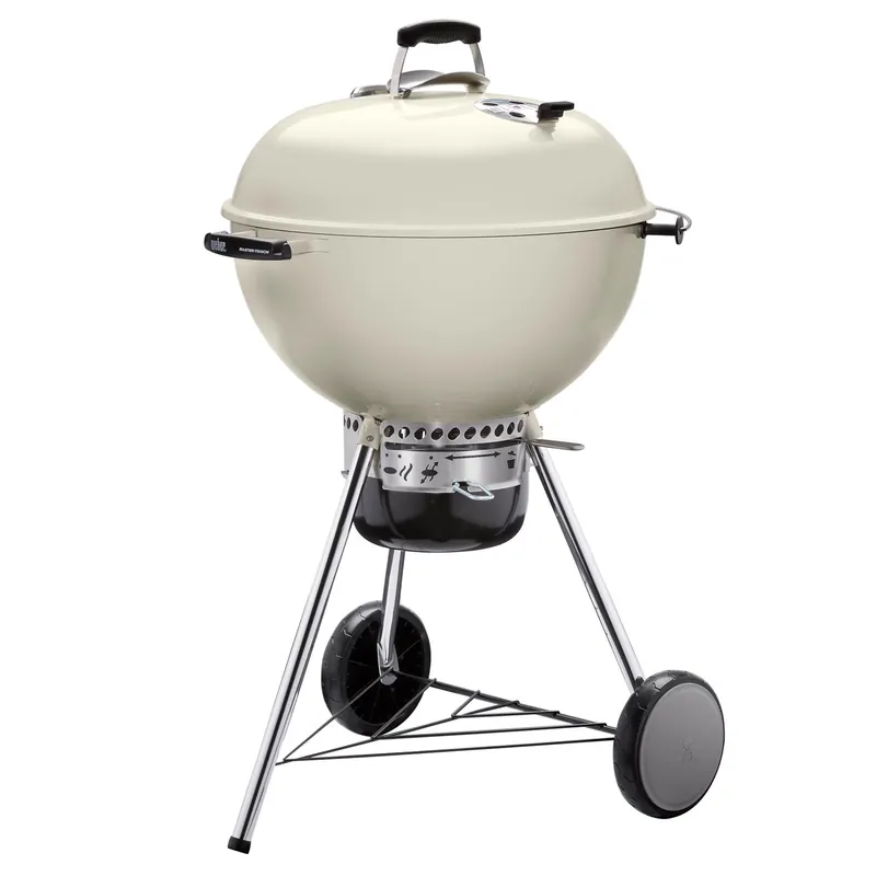 Master-Touch Charcoal Grill, Ivory, 22 In.