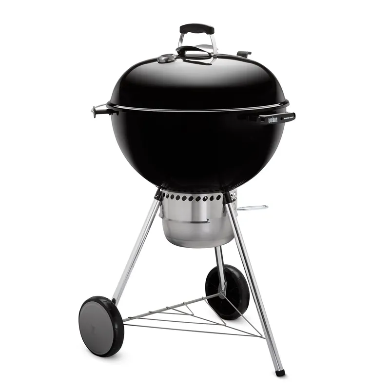 Master Touch Charcoal Grill W/ Gourmet BBQ Grate, Black, 22 In.