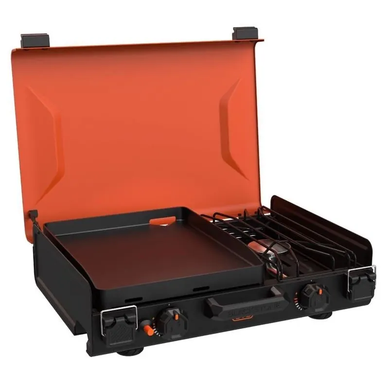 Blackstone Portable 2‑Burner Propane Griddle – Compact Tabletop BBQ
