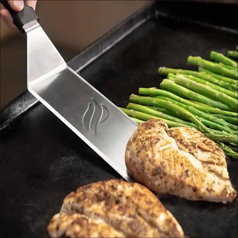 Blackstone Black/Silver Plastic‑Stainless Steel Griddle Spatula – 1 Pack