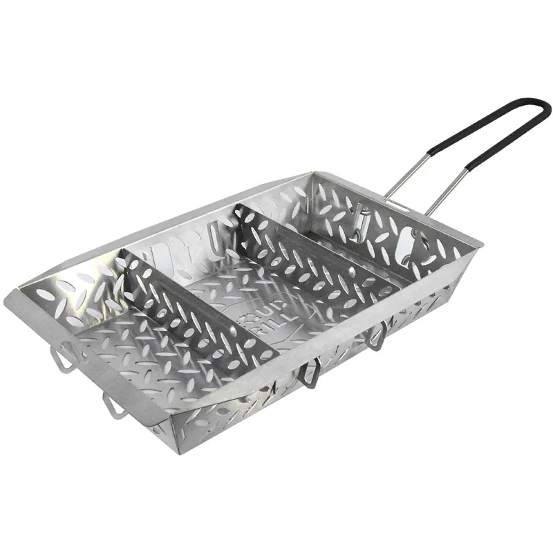 Proud Grill UltraVersatile Stainless Steel Grill Basket 15 In. L X 10 In. W 1 Pk