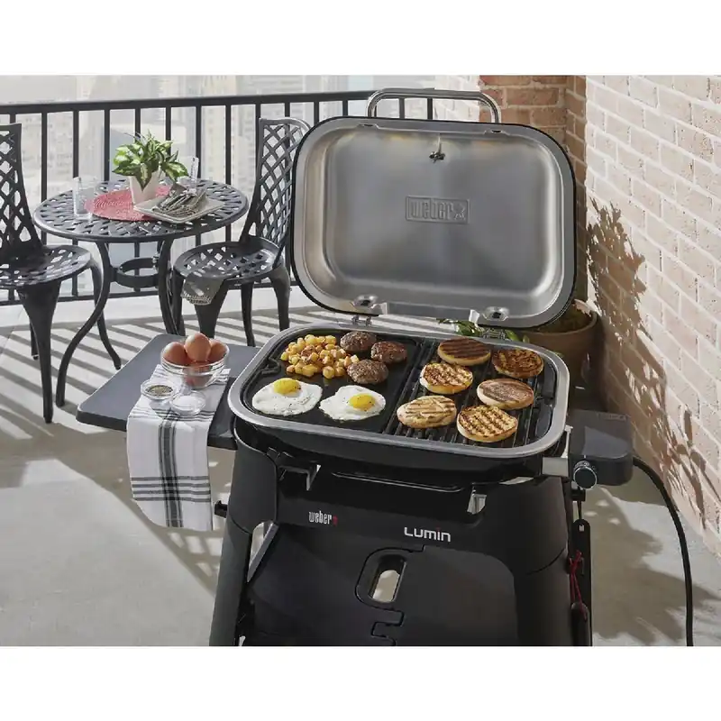 Weber Lumin 2000 Cast Iron/Porcelain Griddle 18.3 In. L X 13 In. W 1 Pk