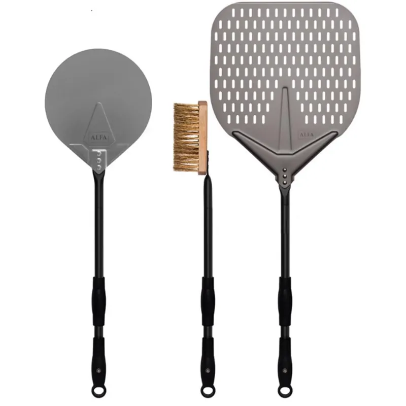 Aluminum Pizza Accessory Kit 3 Piece Set For Home Pizza Making