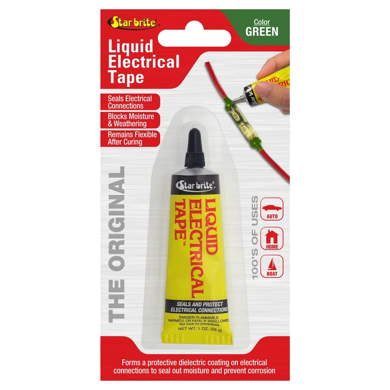 4 In. W X 7 In. L Green Vinyl Liquid Electrical Tape