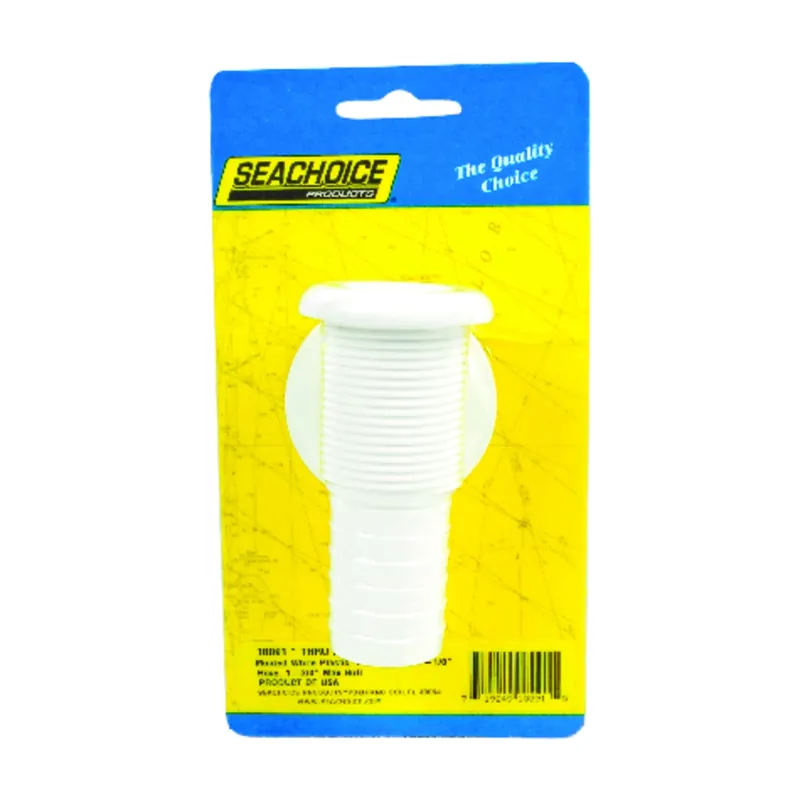 Seachoice Polished Plastic 1-1/8 In. W Thru Hull Connector 1 Pk