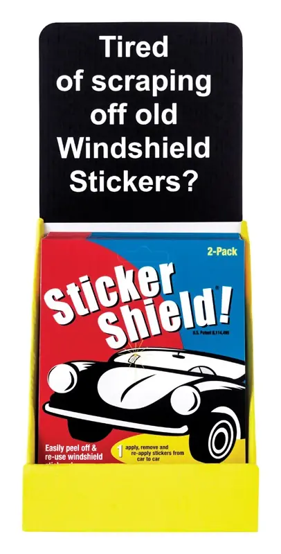 Sticker Shield Clear Film 2 Pk