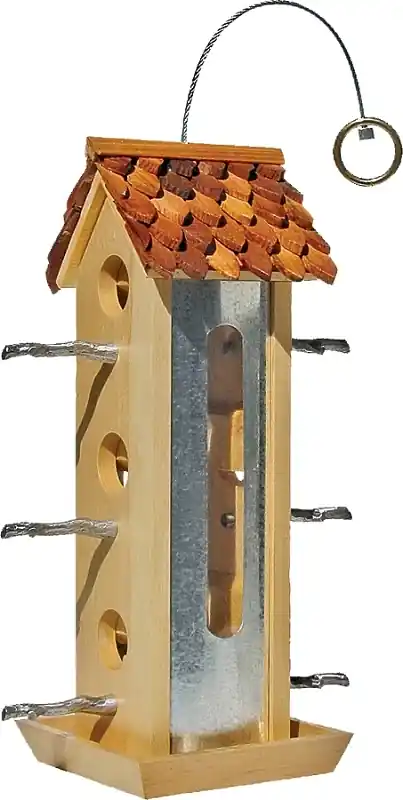 Tin Jay Twig Style Perch Bird Feeder