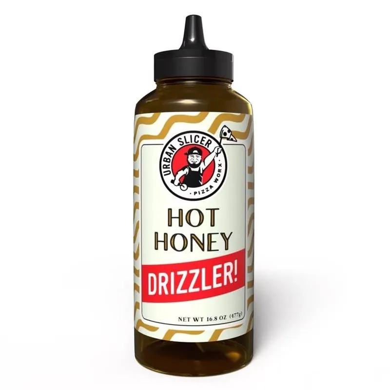 Urban Slicer Hot Honey – 16.8 oz Gourmet Spicy Honey Sauce