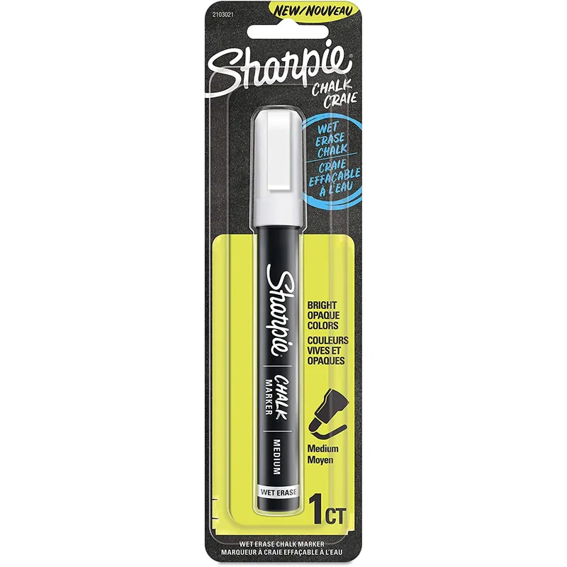 Sharpie White Medium Tip Chalk Marker 1 Pk