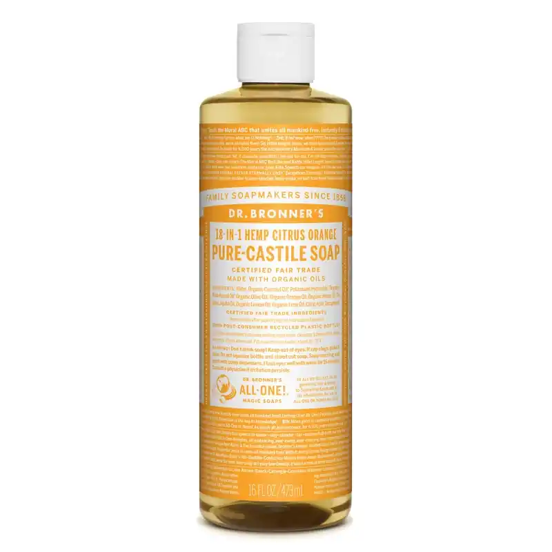 Dr. Bronner‘s Organic Citrus Orange Scent Pure-Castile Liquid Soap 16 Oz 1 Pk