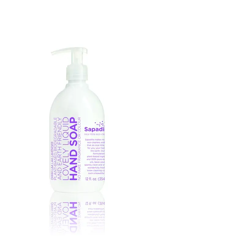 Sapadilla Organic Lavender & Lime Scent Hand Soap 12 Oz