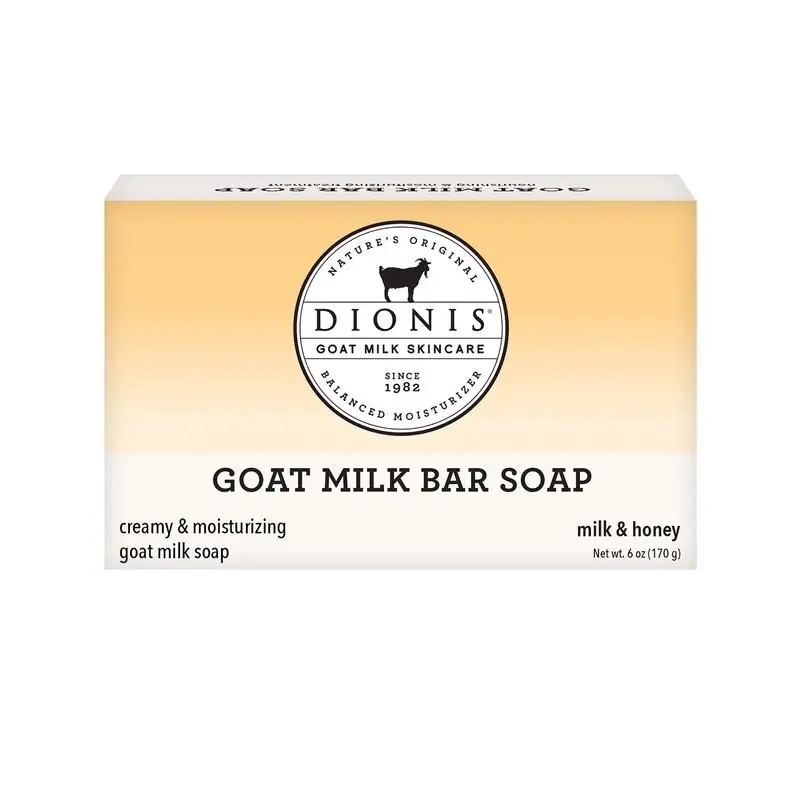 Dionis Goat Milk Skincare Milk & Honey Scent Soap Bar 6 Oz 1 Pk