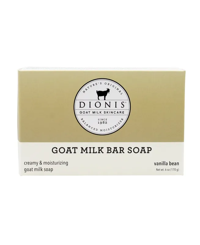 Dionis Goat Milk Skincare Vanilla Bean Scent Soap Bar 6 Oz 1 Pk