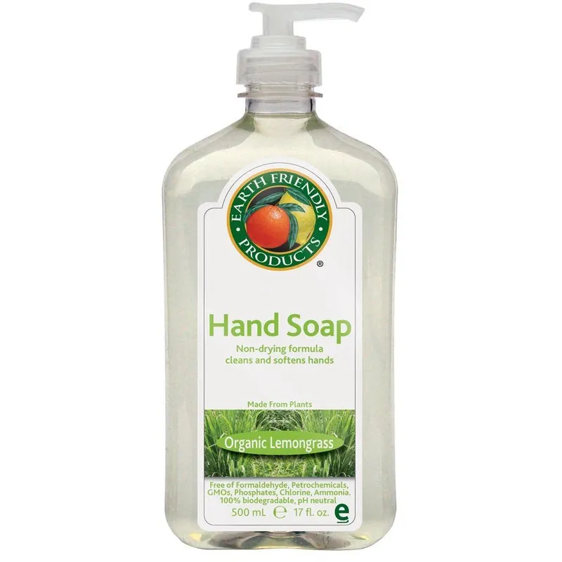 17 Oz. Pump Bottle Lemongrass Scented Hand Soap - Eco-friendly Formula