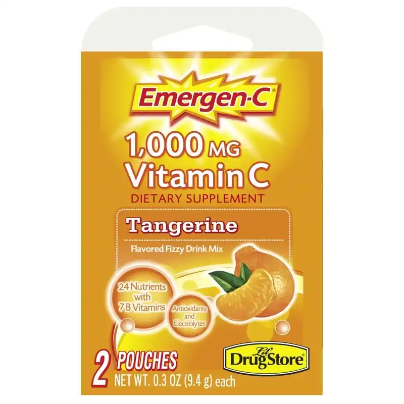 Emergen-C Orange Dietary Supplement 0.3 Oz 2 Pk