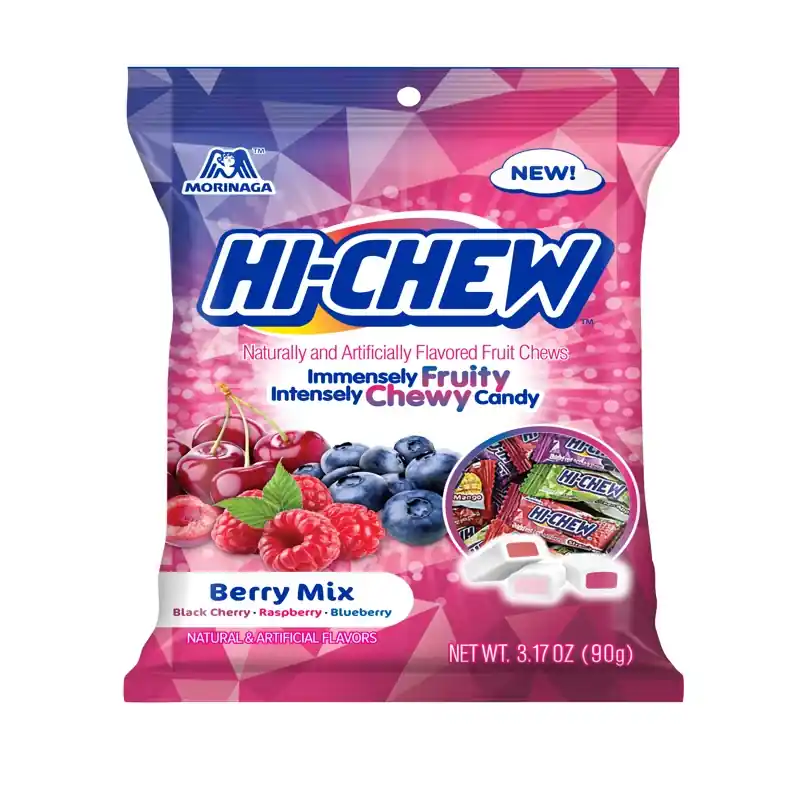 Morinaga Hi-Chew Berrys Mix Chewy Candy 3.17 Oz