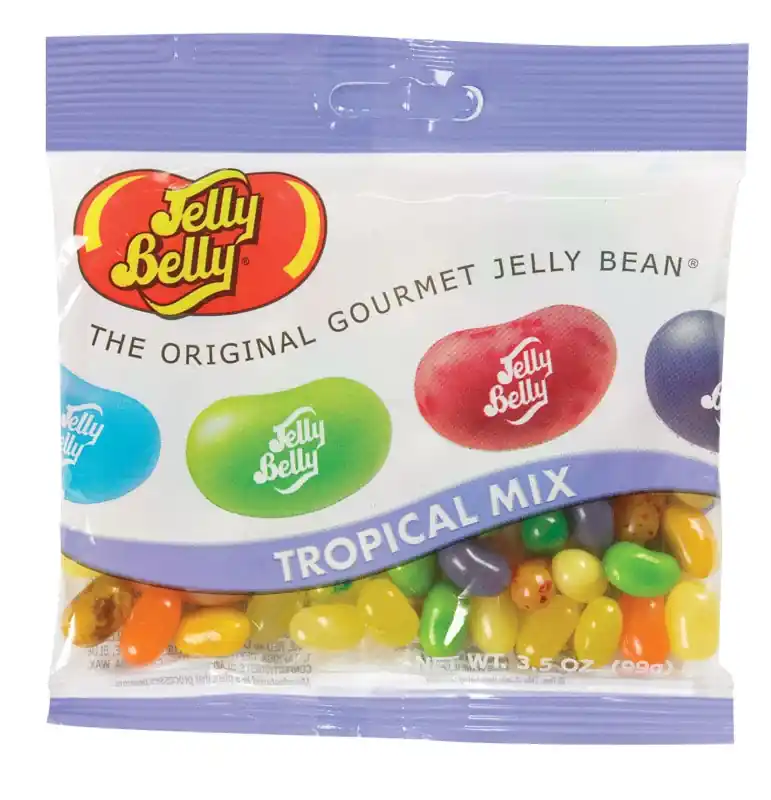 Jelly Belly Tropical Mix Jelly Beans 3.5 Oz