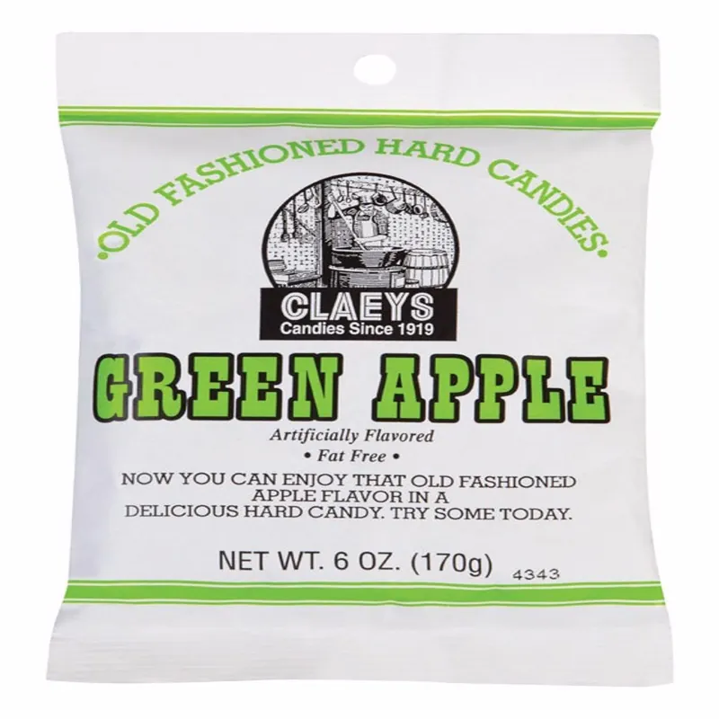 Claeys Old Fashioned Green Apple Hard Candy 6 Oz