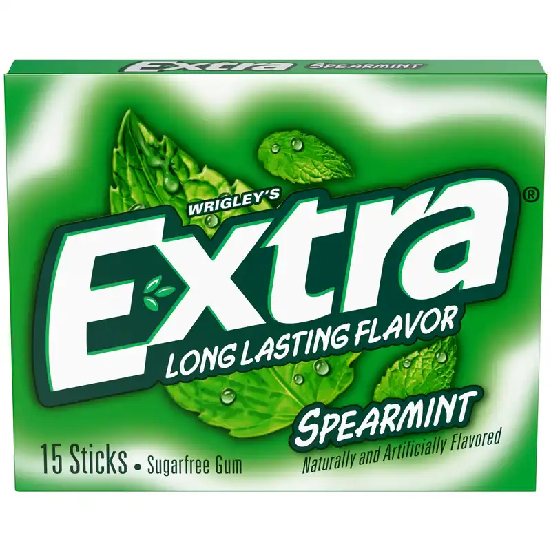 Wrigley‘s Extra Sugar Free Spearmint Chewing Gum 15 Pc 0.11 Oz