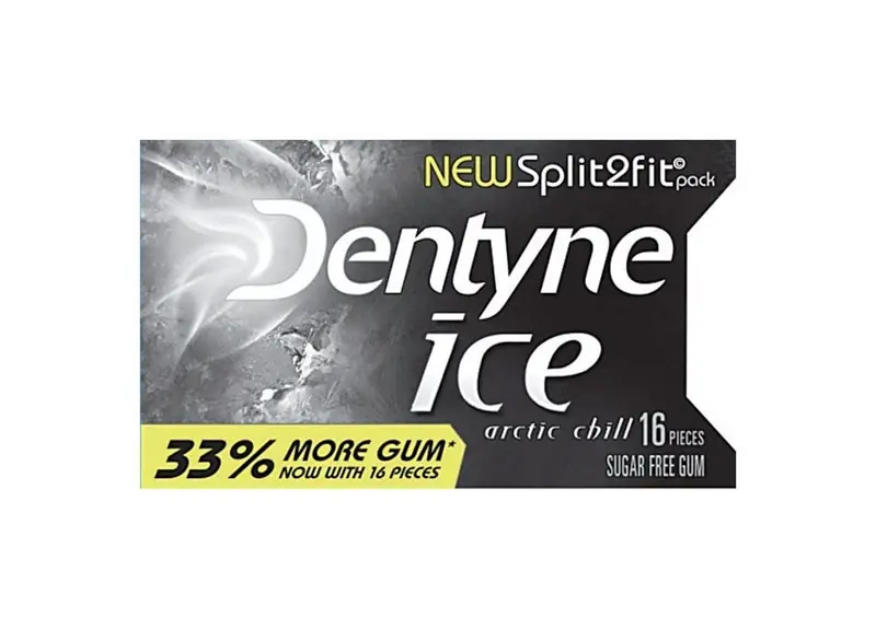 Dentyne Ice Sugar Free Arctic Chill Chewing Gum 16 Pc