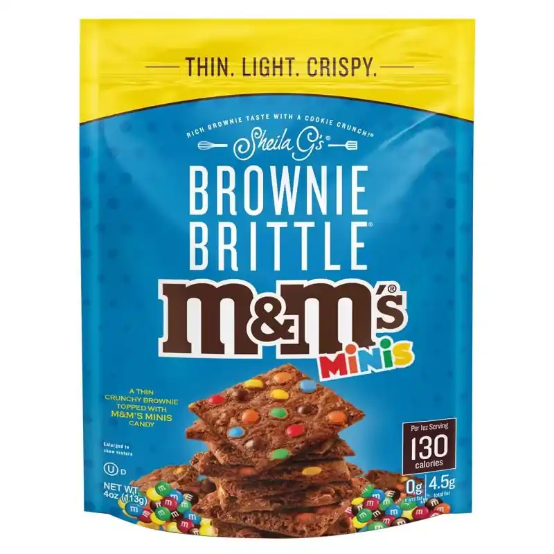 M&M Brownie Brittle Cookie Snack, 4 Oz.