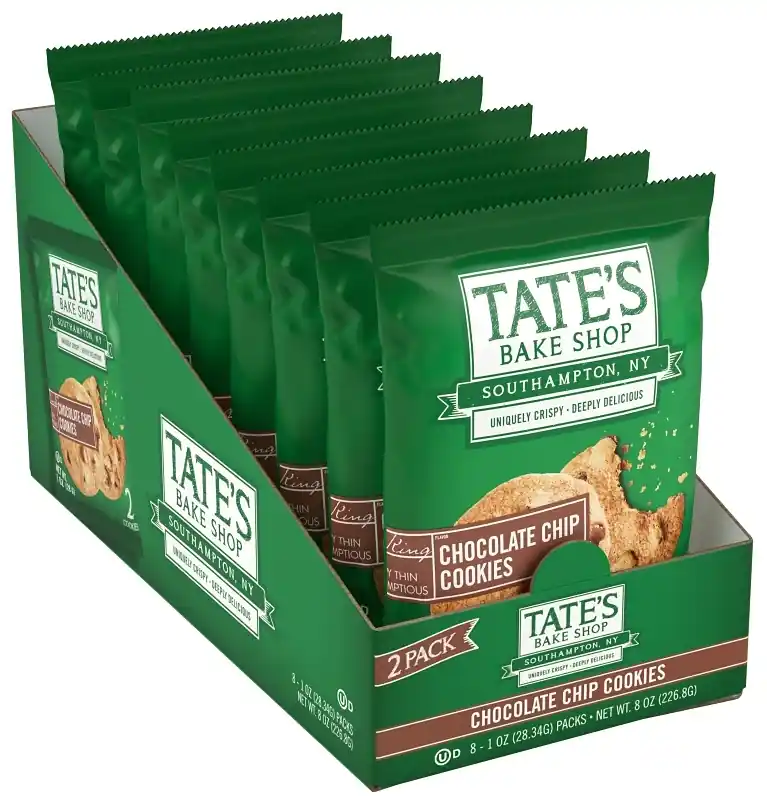 Tate‘s Chocolate Chip Cookies 1 Oz Bagged