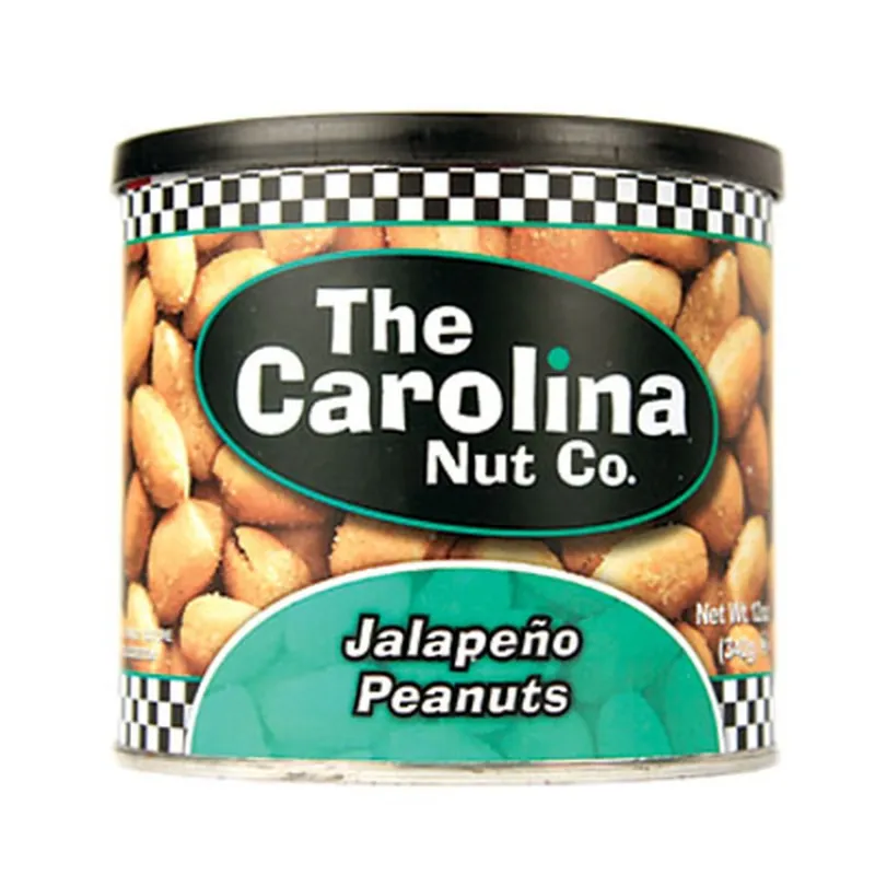 Carolina Nut Co. Jalapeno Peanuts 12 Oz Can