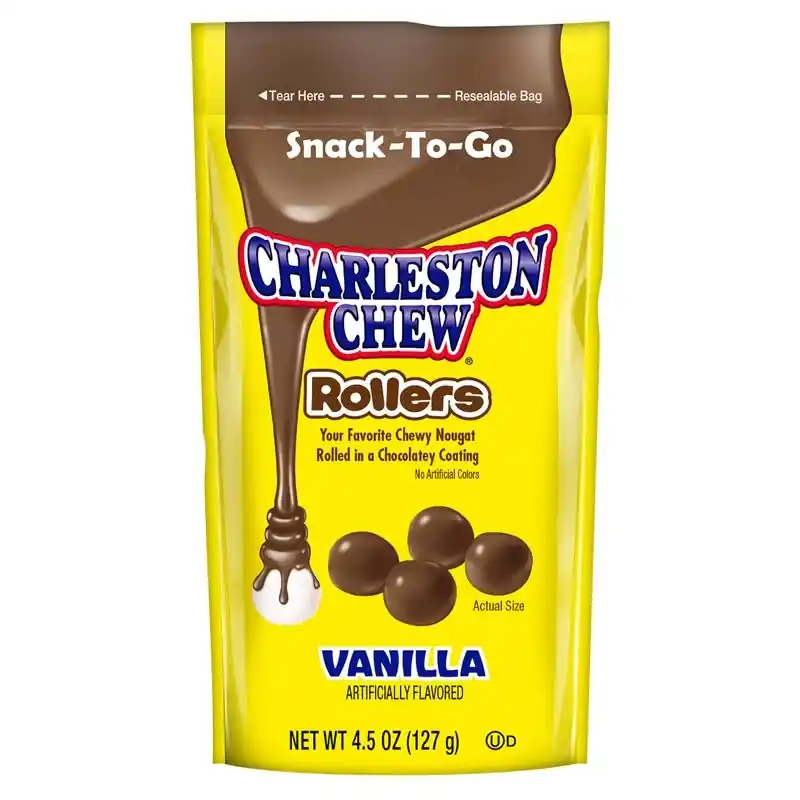 Tootsie Roll Charleston Chew Rollers Vanilla Candy 4.5 Oz