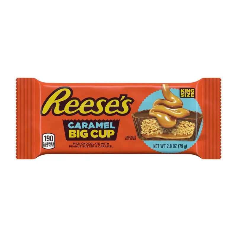Reese‘s Big Cup Peanut Butter And Caramel Chocolate Bar 2.8 Oz