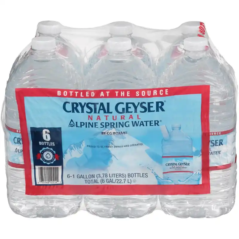 Crystal Geyser Spring Water Natural Spring Water 1 Gal 1 Pk