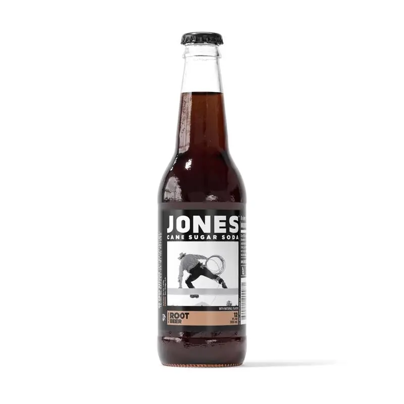 Jones Soda Root Beer Cane Sugar Soda 12 Oz 1 Pk