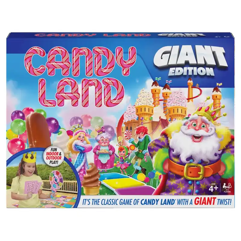 Candy Land Giant Edition Board Game Multicolored 6063157