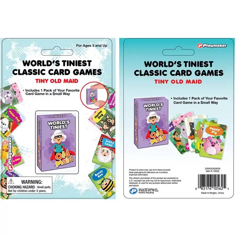 Playmaker Toys Old Maid Card Game For Ages 3 And Up