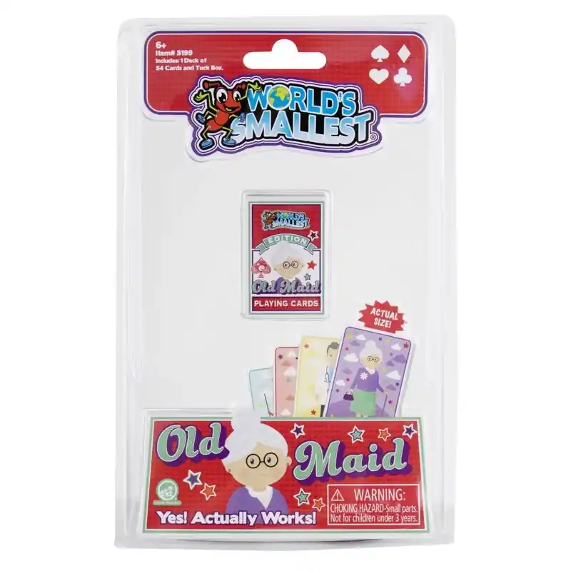 World‘s Smallest Classic Card Game Multicolored 55 Pc