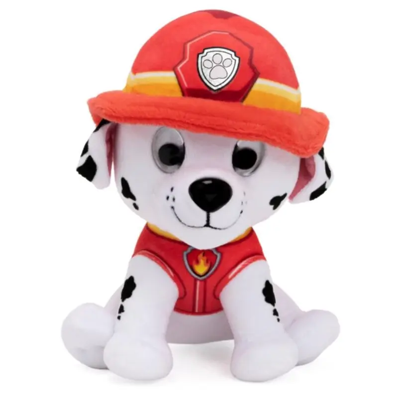 Paw Patrol Firefighter Marshall Plush Toy 7" Multicolored Polyester