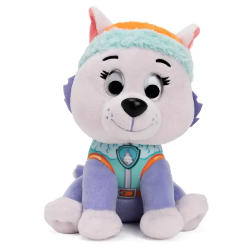 Paw Patrol Snow Rescuer Everest Plush Toy 7" Multicolored Polyester