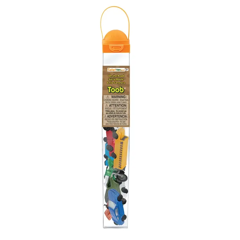 Safari Ltd. Toobs On The Road Toy Multicolor 9 Pc