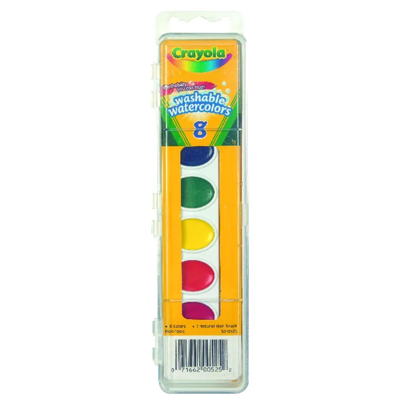 Crayola Washable Watercolor Paints Assorted