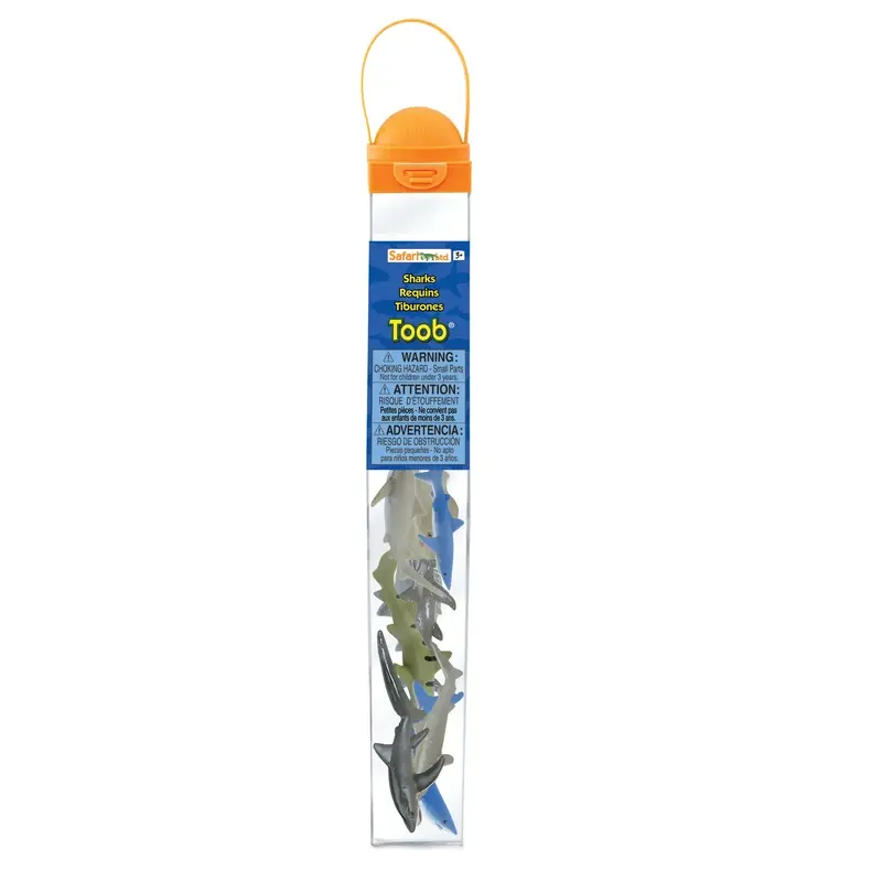 Safari Ltd. Toobs Sharks Toob Toy 10 Pc