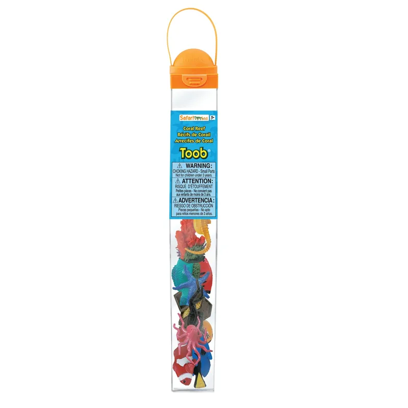 Toobs Coral Reef Toy Plastic Assorted 11 Pieces Educational Playset